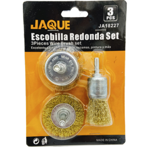 ESCOBILLA REDONDA SET 3 PCS